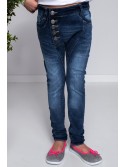 Children\'s denim pants with buttons NDZ203 - Online store - Boutique